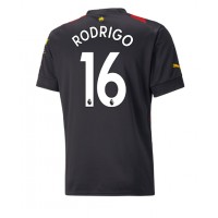 Fotbalové Dres Manchester City Rodri Hernandez #16 Venkovní 2022-23 Krátký Rukáv